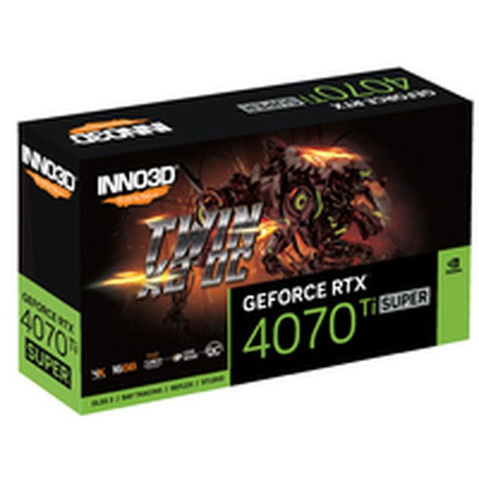 Tarjeta Gráfica INNO3D GEFORCE RTX 4070 Ti SUPER TWIN X2 16 GB GDDR6 GeForce RTX 4070 Ti 1