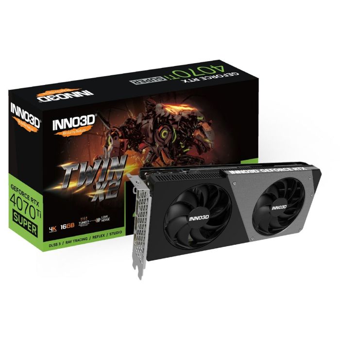 Tarjeta Gráfica INNO3D GEFORCE RTX 4070 Ti SUPER TWIN X2 GeForce RTX 4070 Ti 2 Tarjeta Gráfica INNO3D GEFORCE RTX 4070 Ti SUPER TWIN X2 GeForce RTX 4070 Ti 2
