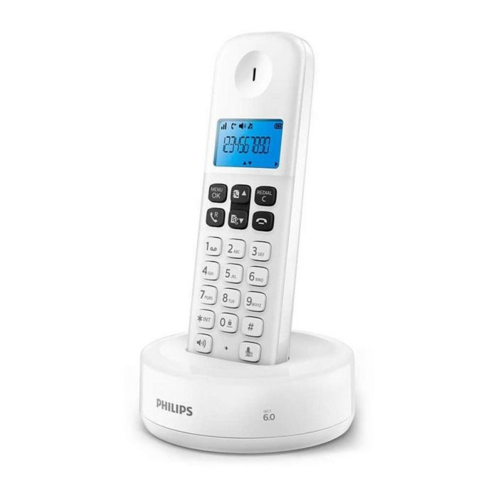 Teléfono Inalámbrico Philips D1611W/34 1,6" Blanco Azul