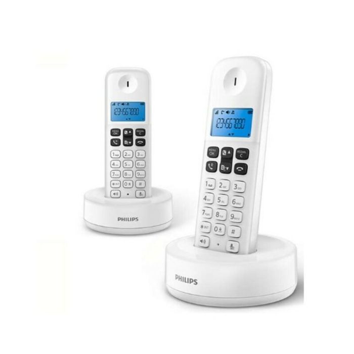 Teléfono Inalámbrico Philips D1612W/34 1,6" 300 mAh GAP (2 pcs) Blanco