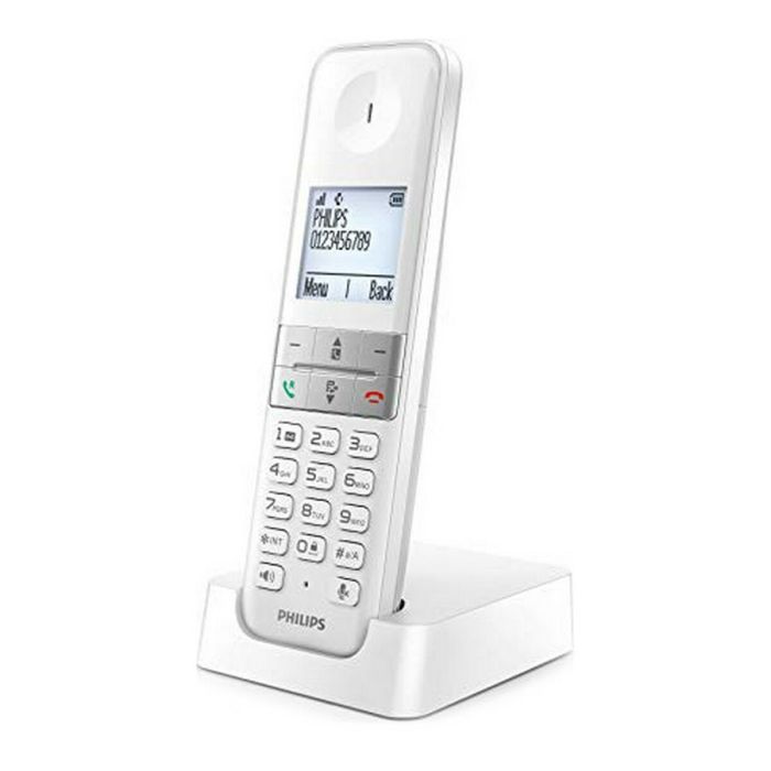Teléfono Inalámbrico Philips D4701W/34 Blanco