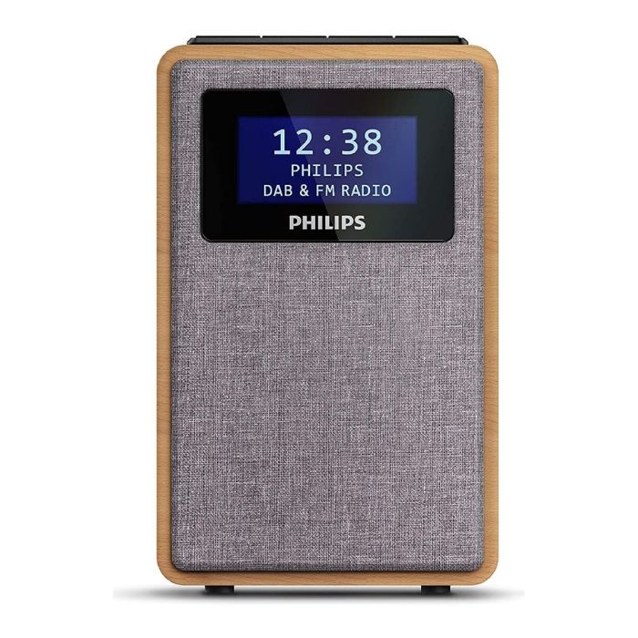 Radio Despertador Philips Gris 4
