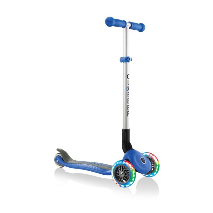 Patinete infantil plegable de 3 ruedas GLOBBER Primo - Azul cielo Patinete infantil plegable de 3 ruedas GLOBBER Primo - Azul cielo