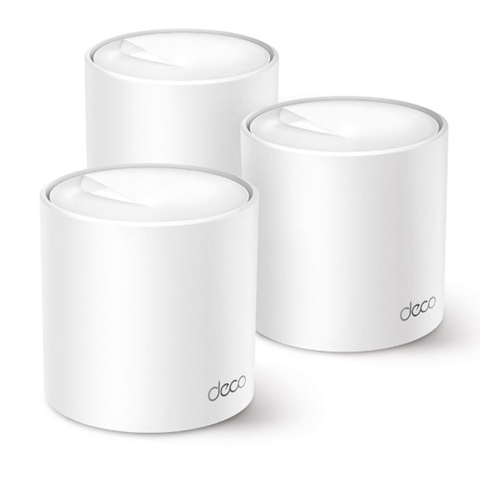 TP-Link Wi-Fi 6, AX3000, 2.4/5 GHz, 2×2 MU-MIMO, 3x 1G RJ-45, 12V, 110x110x114 mm, 3-pack TP-Link Wi-Fi 6, AX3000, 2.4/5 GHz, 2×2 MU-MIMO, 3x 1G RJ-45, 12V, 110x110x114 mm, 3-pack