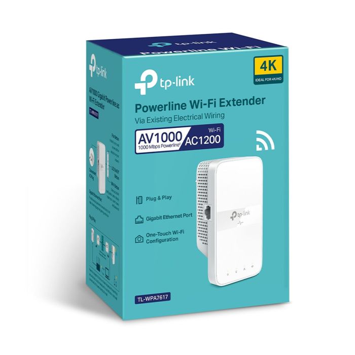 TP-Link TL-WPA7617 adaptador de red PowerLine 1200 Mbit/s Ethernet Wifi Blanco 1 pieza(s)