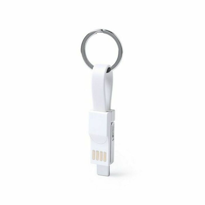 Llavero con Cable Micro USB a Tipo C y Lightning 145969 (250 Unidades) 8