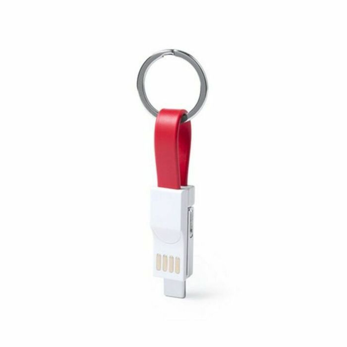 Llavero con Cable Micro USB a Tipo C y Lightning 145969 (250 Unidades) 6
