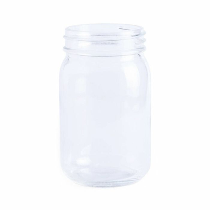 Tarro de Cristal Transparente Top Can Cap 145733 (450 ml) (36 Unidades) 1