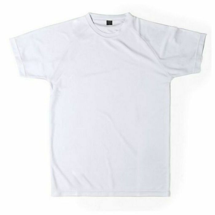 Camiseta de Manga Corta Unisex 145747 Blanco (10 Unidades) 1