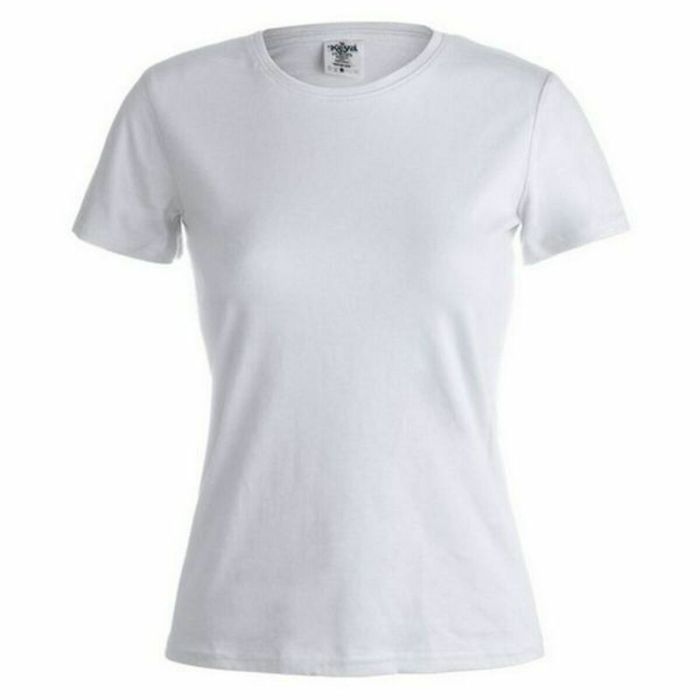 Camiseta de Manga Corta Mujer 145869 Blanco (10 Unidades) 1