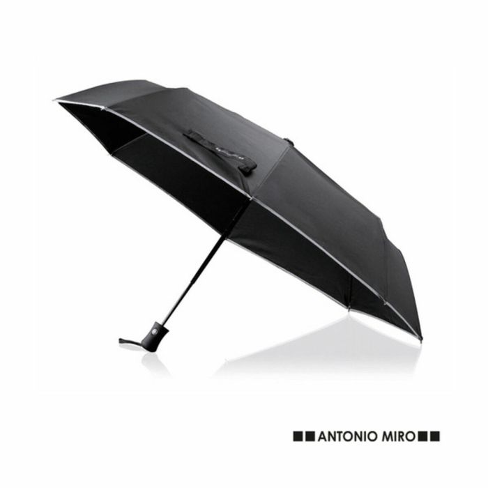 Paraguas Plegable Antonio Miró 147154 Negro Metal (10 Unidades) 1
