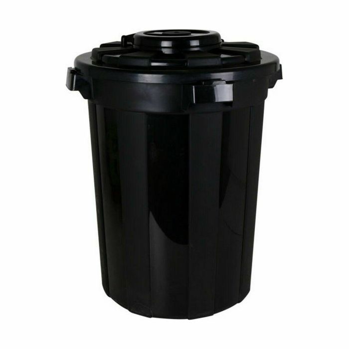 Cubo para la Basura Dem Hop Negro 70 L (3 Unidades) 1 Cubo para la Basura Dem Hop Negro 70 L (3 Unidades) 1