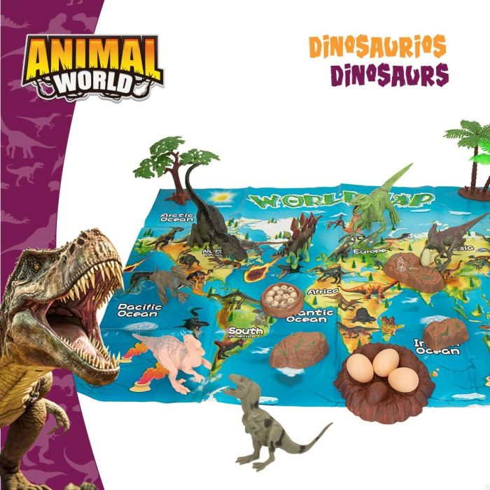 Set de Figuras Colorbaby 19 piezas Dinosaurios Plástico 17 x 9 x 6 cm (6 Unidades) 5