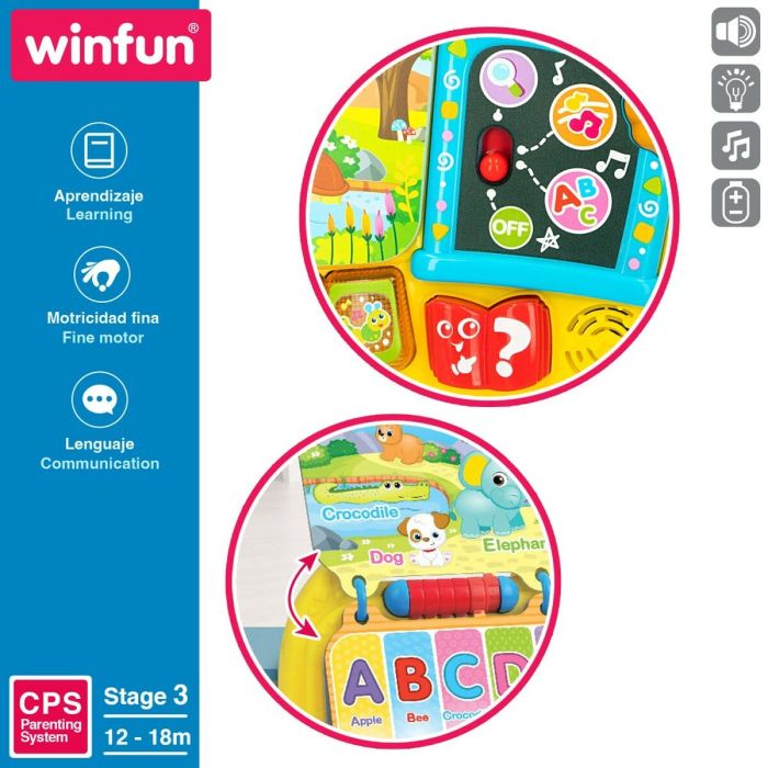 Libro interactivo infantil Winfun 26,5 x 4,5 x 23,5 cm ES (4 Unidades) 4