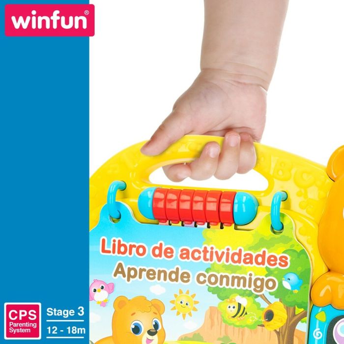 Libro interactivo infantil Winfun 26,5 x 4,5 x 23,5 cm ES (4 Unidades) 3