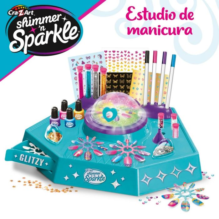 Set de Manicura Cra-Z-Art Shimmer 'n Sparkle 36 x 11 x 27 cm 4 Unidades Infantil 5
