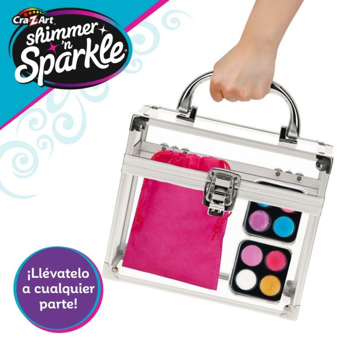 Set de Maquillaje Infantil Cra-Z-Art Shimmer 'n Sparkle Glam & Go 19 x 16 x 8 cm 4 Unidades 4