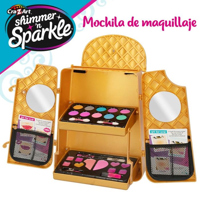 Set de Maquillaje Infantil Cra-Z-Art Shimmer 'n Sparkle 20,5 x 23,5 x 6,5 cm 4 Unidades 5