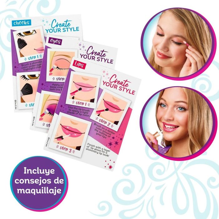Set de Maquillaje Infantil Cra-Z-Art Shimmer 'n Sparkle 20,5 x 23,5 x 6,5 cm 4 Unidades 1