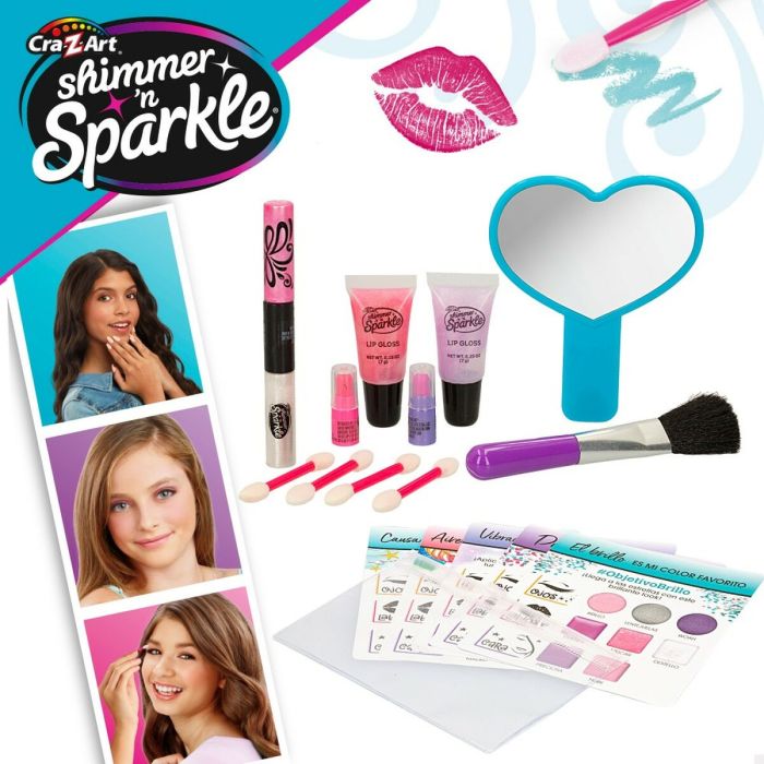 Set de Maquillaje Infantil Cra-Z-Art Shimmer 'n Sparkle Glitz and Glam 44,5 x 3,5 x 22,5 cm 4 Unidades 4