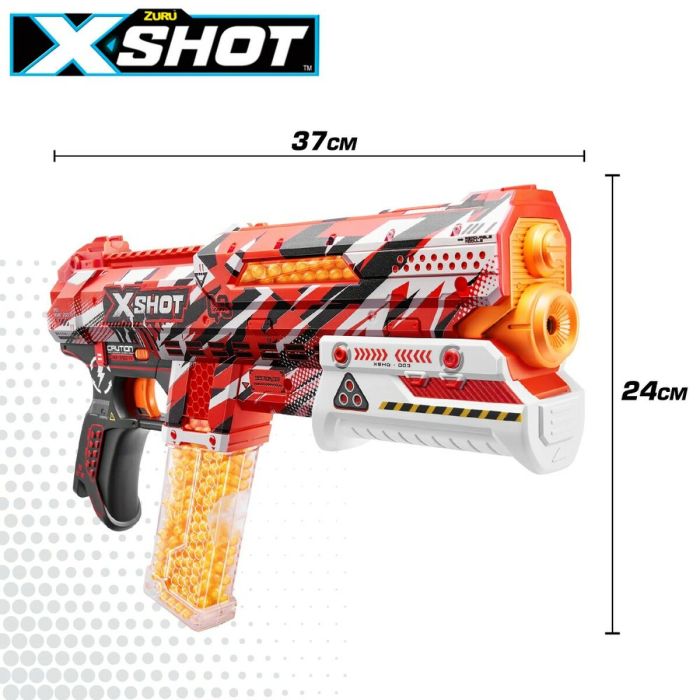 Pistola Zuru X-Shot Hyper Gel 37 x 24 x 5,5 cm (6 Unidades) 4