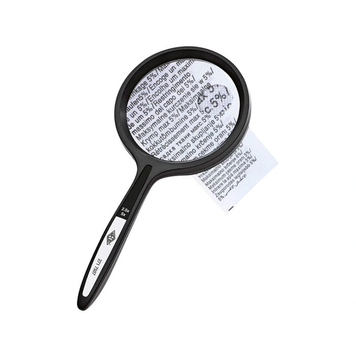 Q-connect Lupa Cristal Bifocal 75 mm Mango Curvo 3