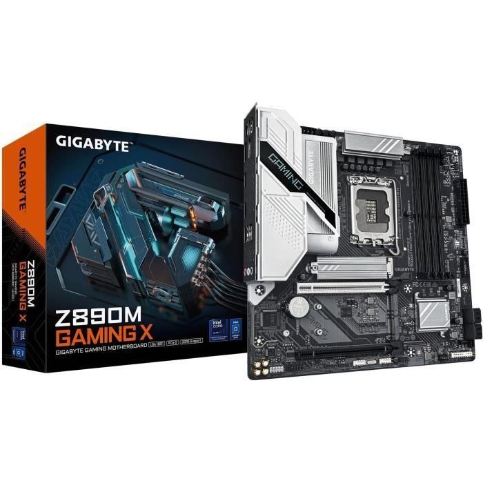 Placa base - GIGABYTE - Z890M GAMING X - Socket 1851 - DDR5 SDRAM - M.2 PCIe 5.0