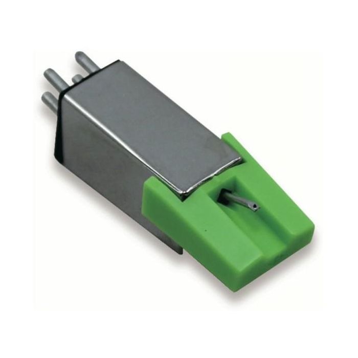 Lenco N-20 Aguja de Tocadiscos Stylus, Compatible con Lenco, Color Verde y Gris