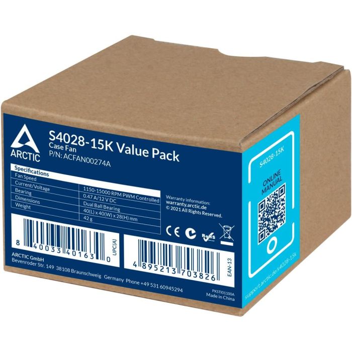 40mm Arctic S4028-6K Server Lüfter | Value Pack 5 Stück 6