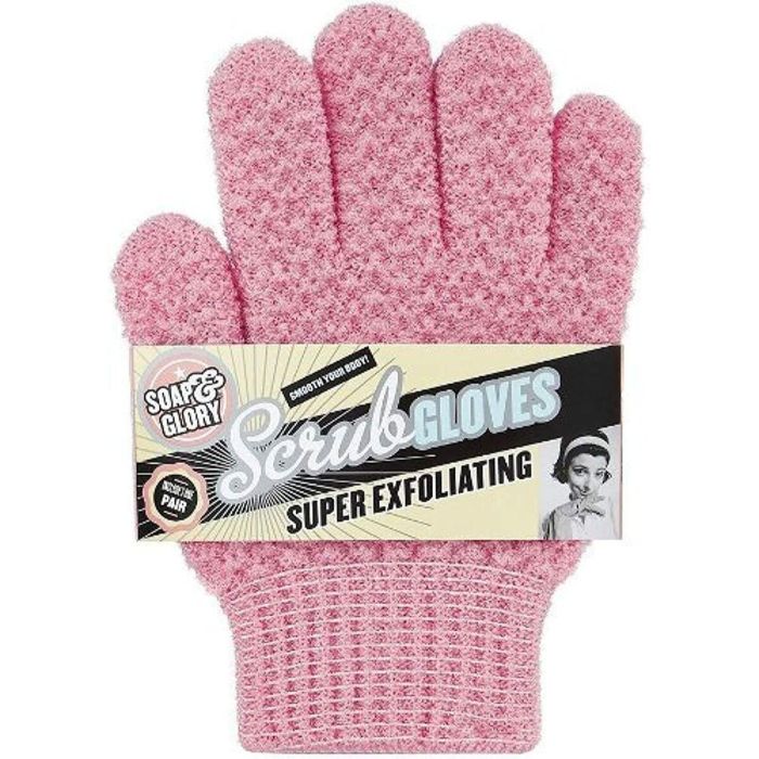 Soap & Glory THE EXFOLI-GREAT Guantes Exfoliantes para Ducha Mujer, Eliminan Células Muertas y Revitalizan la Piel, 2 unidades 1 Soap & Glory THE EXFOLI-GREAT Guantes Exfoliantes para Ducha Mujer, Eliminan Células Muertas y Revitalizan la Piel, 2 unidades 1