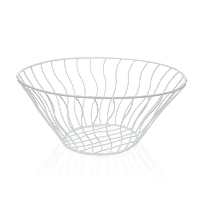 Frutero Redondo Blanco Versa 28X11CM (2 Unidades) Frutero Redondo Blanco Versa 28X11CM (2 Unidades)