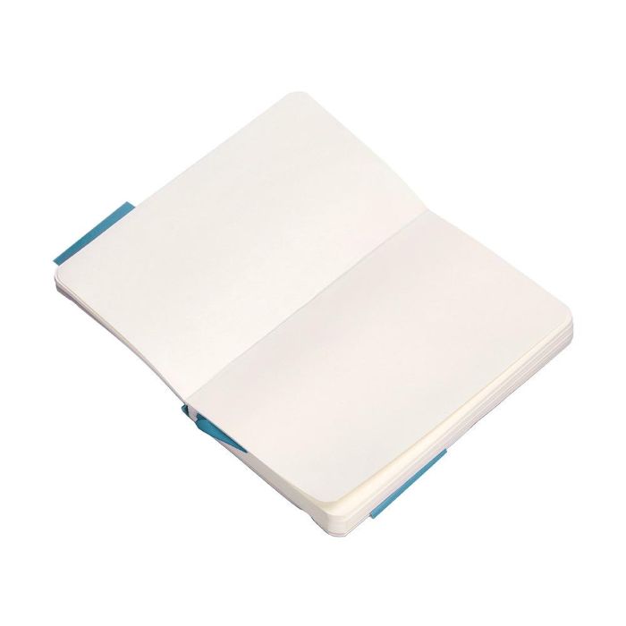 Cuaderno Con Gomilla Antartik Notes Tapa Blanda A6 Hojas Lisas Azul Claro 100 Hojas 80 gr Fsc 8