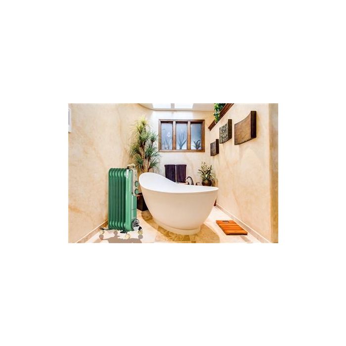 Radiador de Aceite (7 cuerpos) Ariete 837/04 Verde 1500 W 5