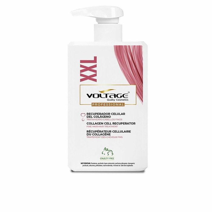 Voltage Cosmetics Recuperador Celular del Colágeno: Tratamiento Intensivo Reparador e Hidratante para Cabello Dañado y sin Volumen, con Colágeno Marino, 1000 ml Voltage Cosmetics Recuperador Celular del Colágeno: Tratamiento Intensivo Reparador e Hidratante para Cabello Dañado y sin Volumen, con Colágeno Marino, 1000 ml