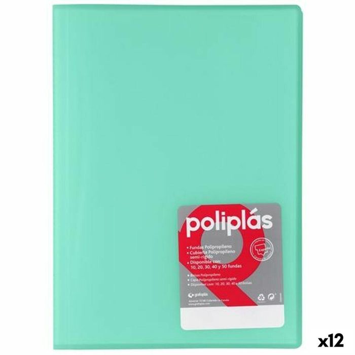 Carpeta Clasificadora Grafoplas POLIPLÁS Verde A4 (12 Unidades) 0 Carpeta Clasificadora Grafoplas POLIPLÁS Verde A4 (12 Unidades) 0