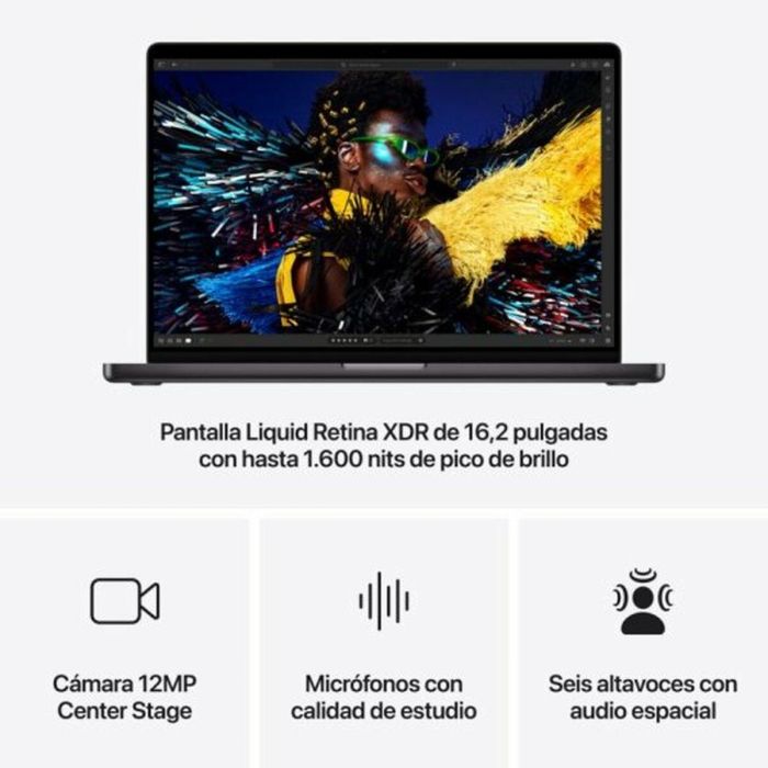 Laptop Apple MX2Y3Y/A 16" 48 GB RAM 512 GB SSD 3