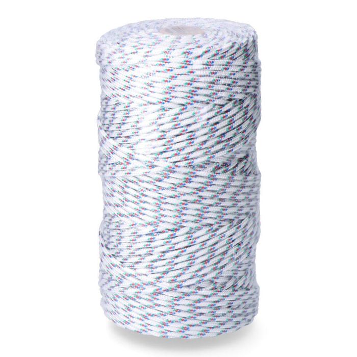 Cuerda trenzada pp tricolor 5 mm x 200 m 2 Cuerda trenzada pp tricolor 5 mm x 200 m 2