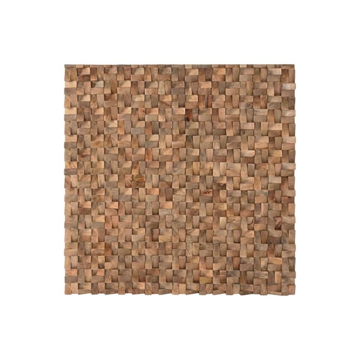 DKD Home Decor Decoración de Pared Moderna Escultórica de Troncos en Madera de Mango Color Natural de 90x90x4.5 cm 1 DKD Home Decor Decoración de Pared Moderna Escultórica de Troncos en Madera de Mango Color Natural de 90x90x4.5 cm 1