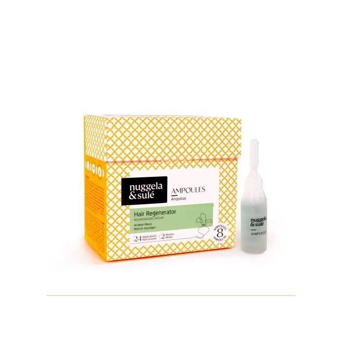 NUGGELA & SULE Pack Regenerador Capilar Expositor 8 Ampollas x 10ml