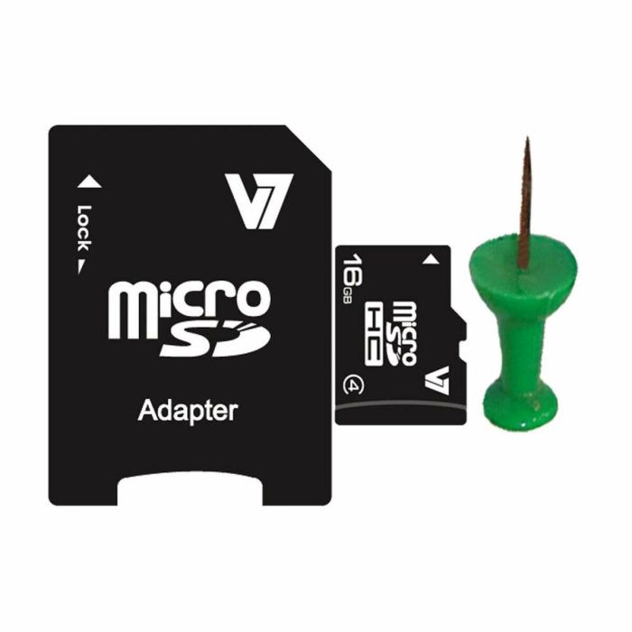 Tarjeta de Memoria SD V7 VASDH16GCL4R-2E 16 GB 1