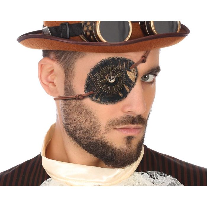 Accesorio Carnaval Parche Steampunk Hombre Adulto