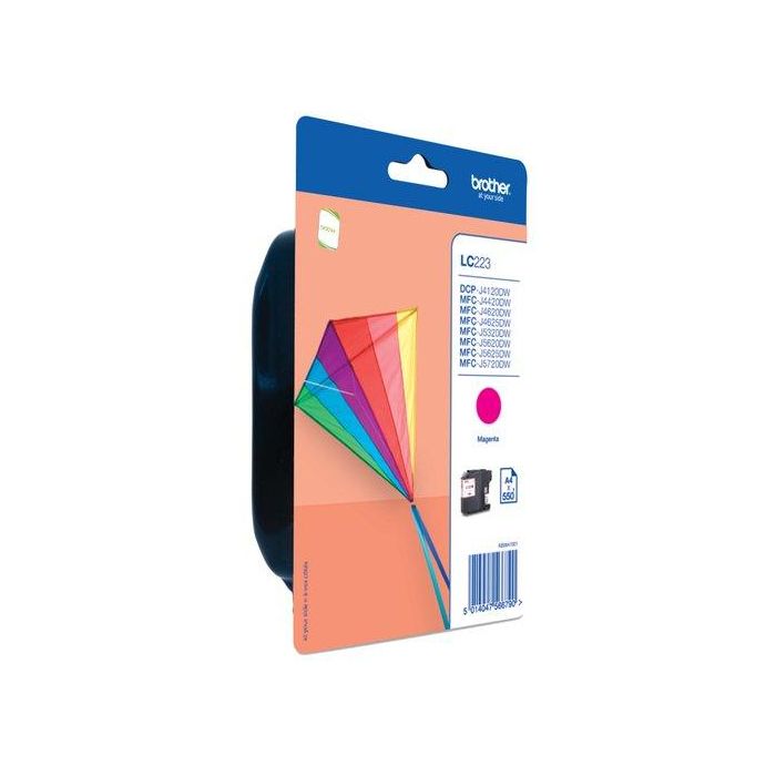 Cartucho Inkjet Brother Lc-223Ybp Magenta Dcp-J4120Dw, Mfc-J4420Dw/J4620Dw/J4625Dw/J5320Dw/J5620Dw/J5625Dw/J5720Dw (550 Pag.)