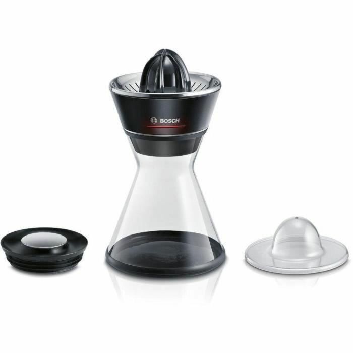 Bosch MCP72GPB Exprimidor de cítricos VitaStyle Citro 40W, depósito de vidrio 1L, cono universal, negro/acero inoxidable cepillado 0 Bosch MCP72GPB Exprimidor de cítricos VitaStyle Citro 40W, depósito de vidrio 1L, cono universal, negro/acero inoxidable cepillado 0