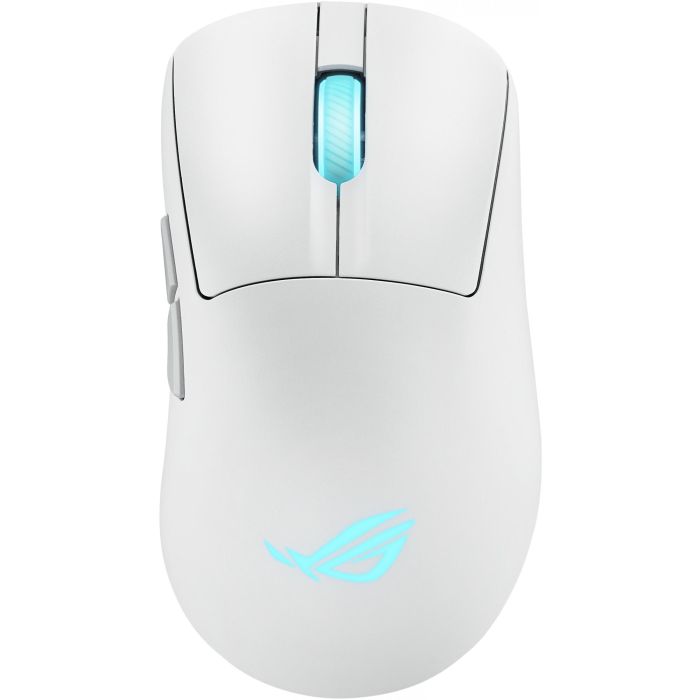 Asus ROG Keris II Origin WHT Ratón Gaming Mano Derecha RF Wireless + Bluetooth + USB Óptico 42000 DPI Blanco 90MP04A0-BMUA10 0 Asus ROG Keris II Origin WHT Ratón Gaming Mano Derecha RF Wireless + Bluetooth + USB Óptico 42000 DPI Blanco 90MP04A0-BMUA10 0