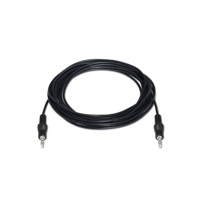 Aisens A128-0143 Cable de Audio Estéreo Jack 3.5mm Macho a Macho para Conexiones de Sonido de 3 Metros Color Negro 1 Aisens A128-0143 Cable de Audio Estéreo Jack 3.5mm Macho a Macho para Conexiones de Sonido de 3 Metros Color Negro 1