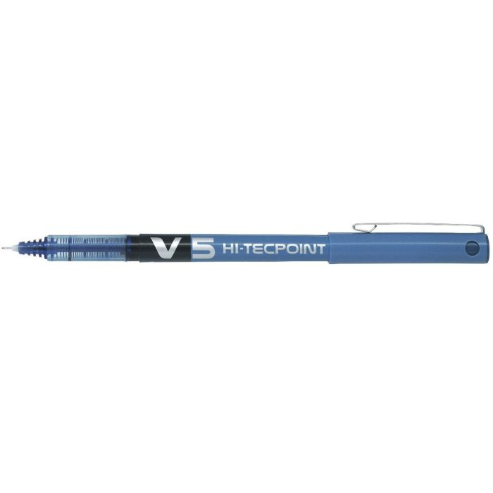 Boligrafo de tinta líquida Pilot V-5 Azul 0,3 mm (12 Unidades) 2