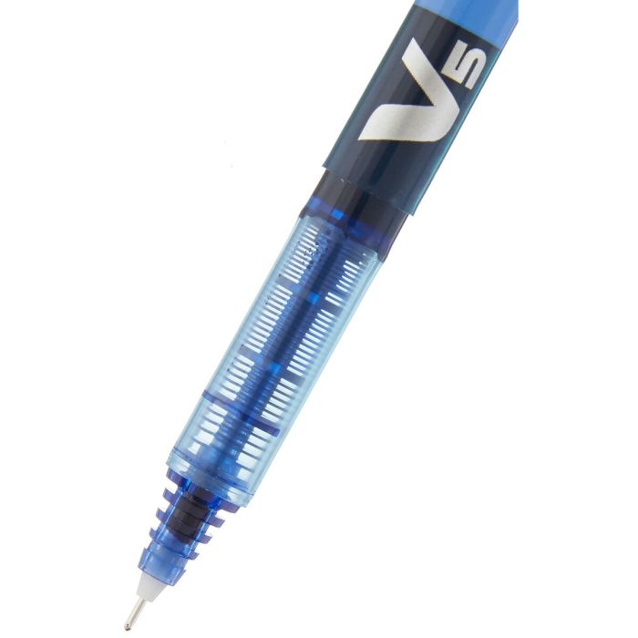 Boligrafo de tinta líquida Pilot V-5 Azul 0,3 mm (12 Unidades) 1