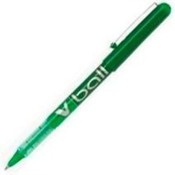 Boligrafo de tinta líquida Pilot BL-VB-5 Verde 0,3 mm (12 Unidades) 1