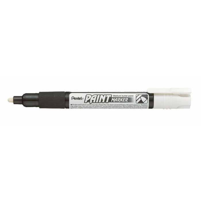 Rotulador permanente Pentel Paint Marker Blanco 12 Piezas 2