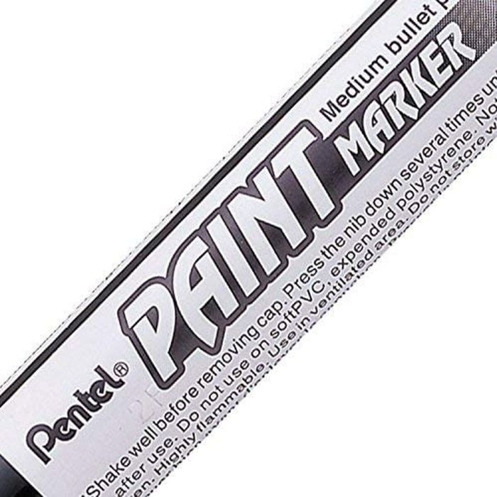 Rotulador permanente Pentel Paint Marker Blanco 12 Unidades 1